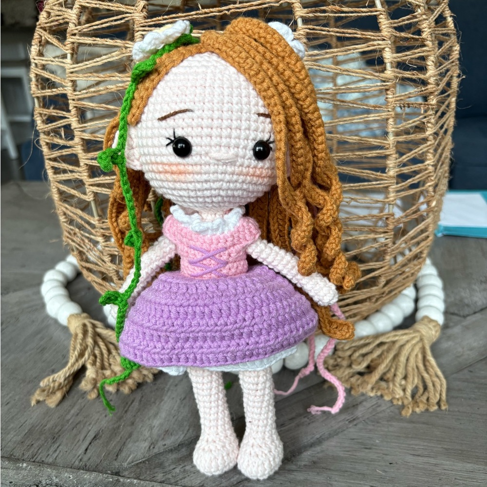 Disney Princess Doll- Crochet Princess Doll rapunzel amigurumi